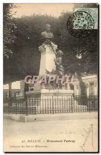 Melun Cartes postales Monument Pasteur