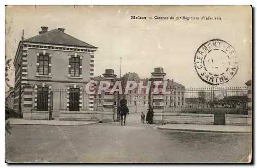 Melun Cartes postales Caserne du 31eme reigment d&#39infanterie