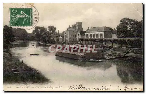 Nemours Cartes postales Vue sur le Loing