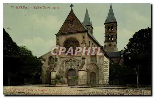 Melun Ansichtskarte AK Eglise Notre DAme