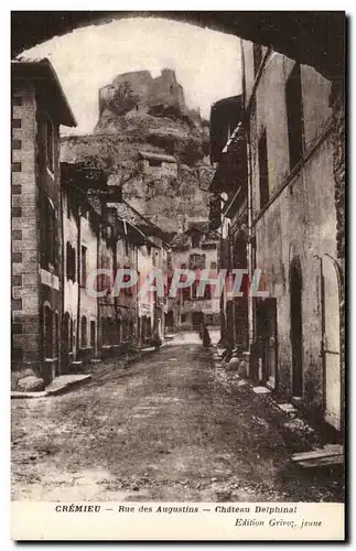 CRemieu Cartes postales Rue des Augustins Chateau delphinal