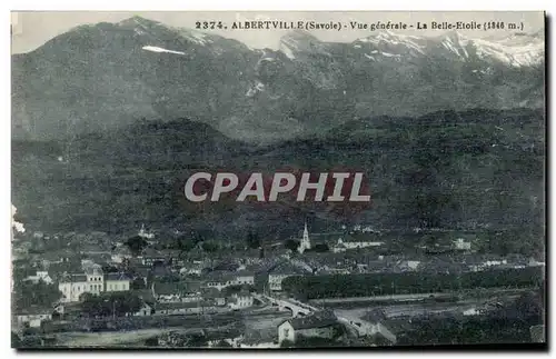 Albertville Cartes postales Vue generale La belle etoile