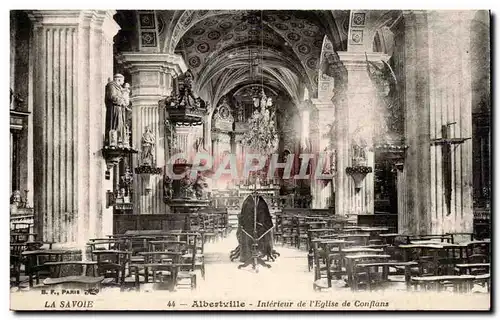 Alvertville Ansichtskarte AK Interieur de l&#39eglise de Conflans