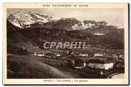 Annecy Cartes postales Talloires Vue generale