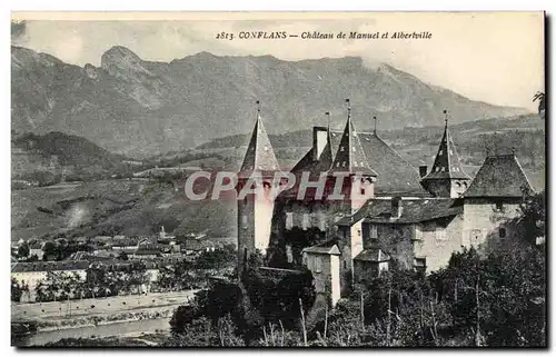 Conflans Ansichtskarte AK Chateau de Manuel et Albertville