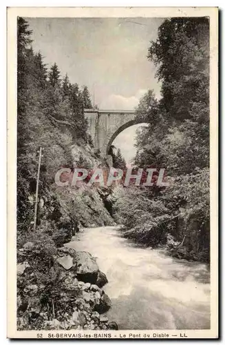 St GErvais les Bains Cartes postales Le pont du diable