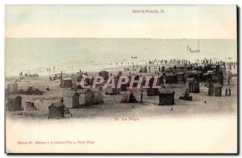 Berck Plage Cartes postales La plage