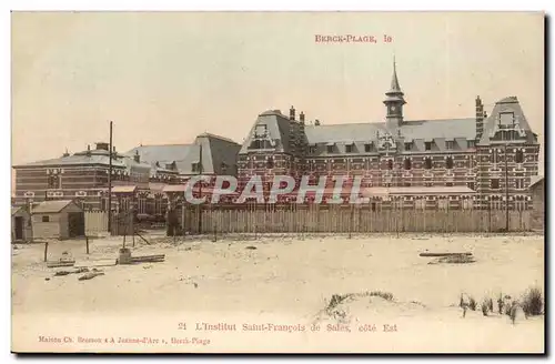 Berck Plage Cartes postales institut Saint Francois de SAles Cote Est