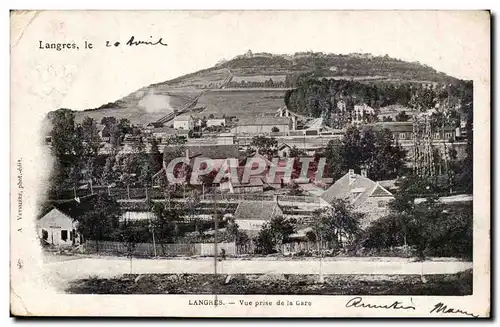 Langres Cartes postales Vue prise de la gare