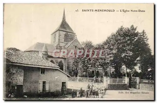 L&#39argonne Sainte menehould L&#39eglise Notre Dame (enfants)