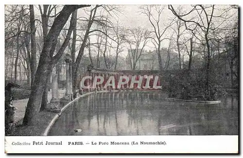 Paris Ansichtskarte AK Le parc Monceau (La Naumachie)