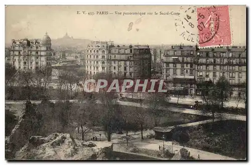 Paris Cartes postales Vue panoramique sur le Sacre Coeur