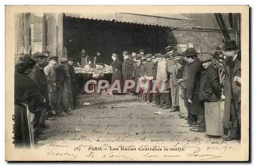 Paris Cartes postales Les halles centrales le matin TOP (marche) TOP