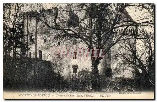 Nogent le Rotrou Cartes postales Chateau de Saint Jean L&#39entree