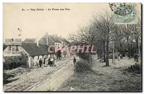Ivry Cartes postales La feme aux oies