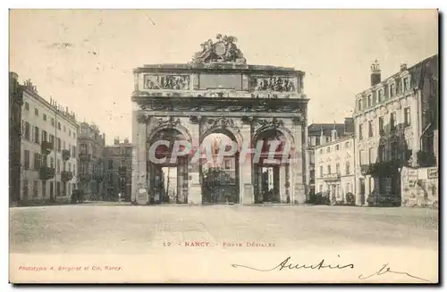 Nancy Cartes postales Porte Desilles