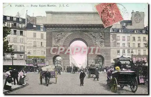 Paris Cartes postales Porte Saint Martin