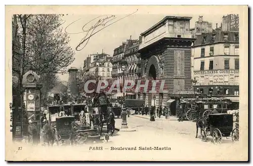 Paris Cartes postales Boulevard Saint Martin