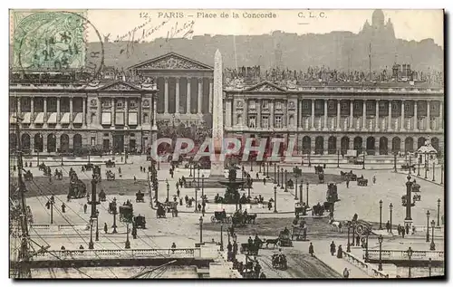 Paris Cartes postales place de la Concorde