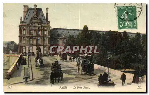 Paris Cartes postales Le pont Royal