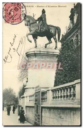 Paris Ansichtskarte AK Statue d&#39Etienne Marcel