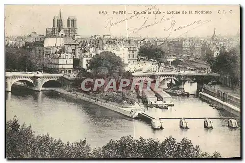 Paris Cartes postales Ile de la Cite Ecluse de la Monnaie