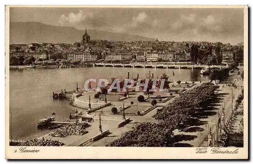 Suisse Geneve Cartes postales Vue generale