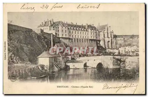 Thouars Cartes postales Chateau (facade Est)