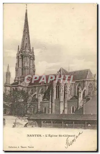 Nantes Cartes postales Eglise St Clement