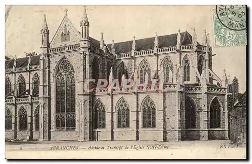 Avranches Cartes postales Abside et transept de l&#39eglise Notre DAme