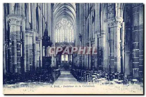 Dol Ansichtskarte AK Interieur de la cathedrale