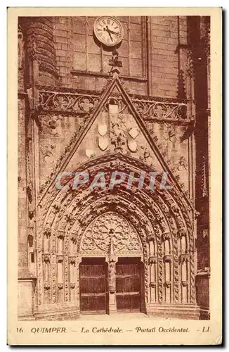 Quimper Cartes postales La cathedrale