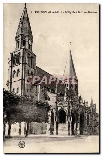 Poissy Ansichtskarte AK L&#39eglise Notre DAme