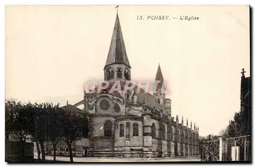 Poissy Ansichtskarte AK L&#39eglise Notre DAme