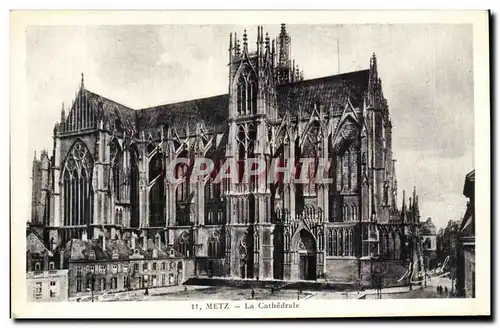 Metz Cartes postales La cathedrale