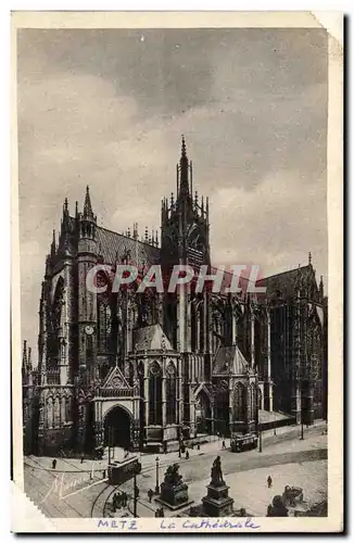 Metz Cartes postales La cathedrale