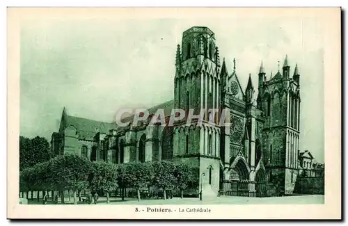 Poitiers Cartes postales La cathedrale