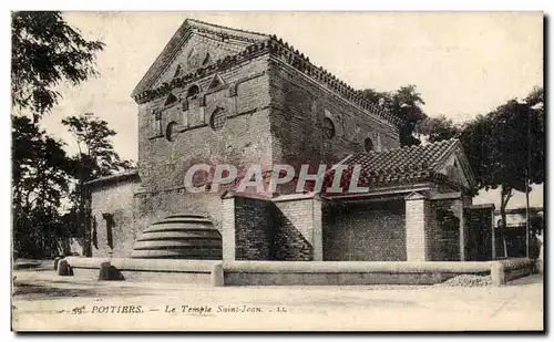 Poitiers Cartes postales Le temple Saint Jean