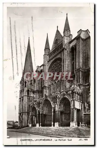 Chartres Cartes postales La cathedrale Portail sud