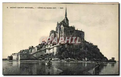 Mont Saint Michel Ansichtskarte AK Cote du nord Est