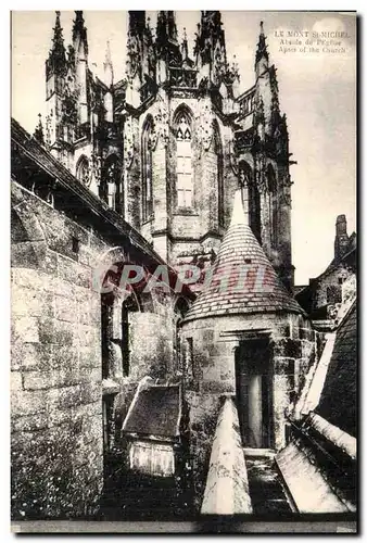 Mont Saint Michel Cartes postales Abside de l&#39eglise