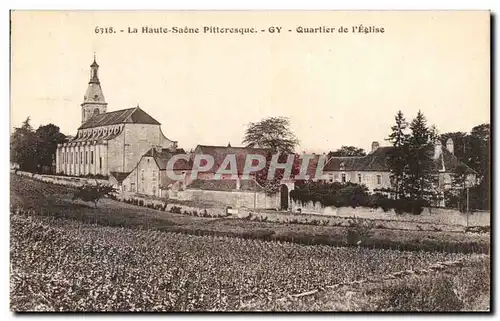 Gy Cartes postales Quartier de l'eglise