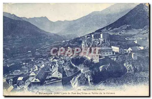 Briancon Cartes postales pris du fort des TEtes et vallee de la Guisane