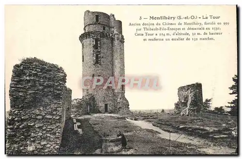 Montlhery Cartes postales La tour