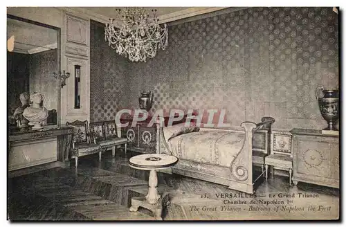 VErsailles Ansichtskarte AK Chambre de Napoleon 1er Trianon