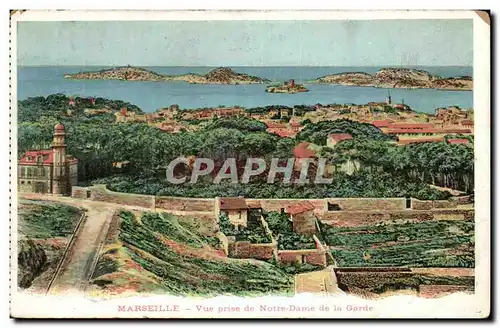 Marseille Cartes postales Vue prise de Notre DAme de la Garde