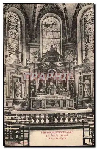 Pelerinage de Benoite Vaux Par Souilly - Choeur de l&#39Eglise - Cartes postales