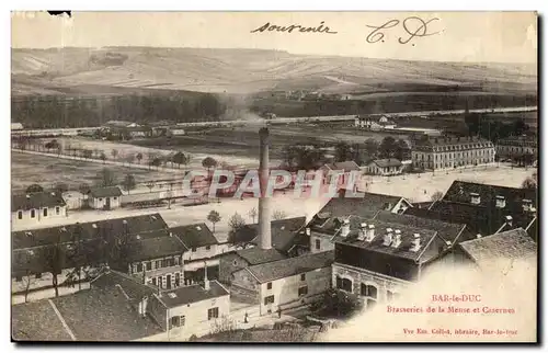 Bar le Duc - Brasserie de la Meuse et Casernes - Cartes postales