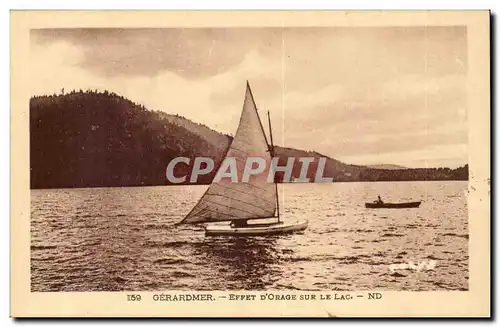 Gerardmer Ansichtskarte AK Effet d&#39orage sur le lac