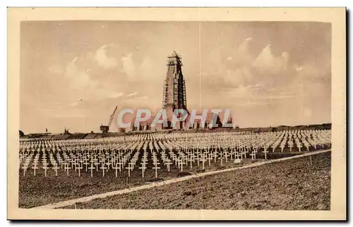 Cartes postales Ossuaire de Douaumont en construction (1928)